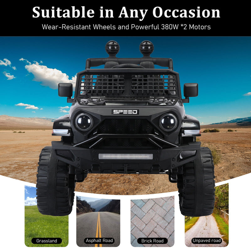 Load image into Gallery viewer, 2.4G Remote Control Electric Ride-On Truck for Kids with Parental Control - 12V7A
