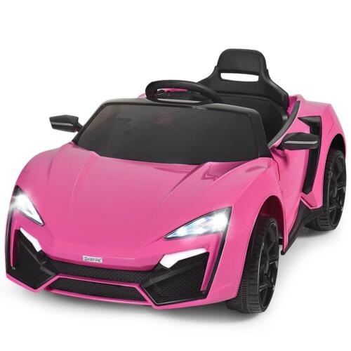 Load image into Gallery viewer, 2.4G Remote Control Pink Ride On Car with Openable Lights for Kids - Electric Vehicle
