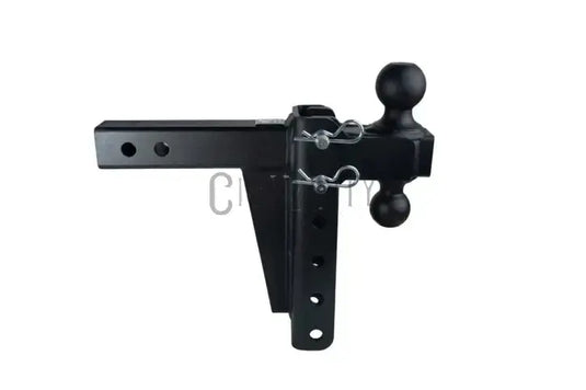 .5″ Heavy Duty 12″ Drop/Rise Hitch – Bulletproof Hitches – Adjustable Dual Ball Mount