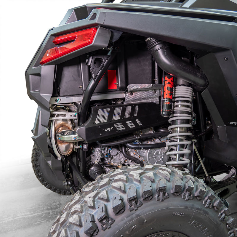 Load image into Gallery viewer, DRT RZR Pro XP / Turbo R 2022+ Aluminum Headpipe Shield
