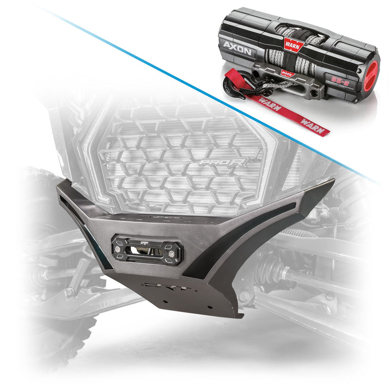 Load image into Gallery viewer, AXON 55-S Powersport Warn Winch for the DRT Polaris RZR Pro R /Pro S/Turbo R 2022+ V2.0 Front Winch Bumper 
