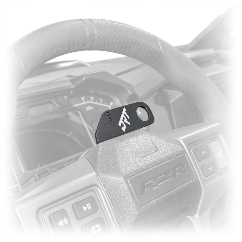 Load image into Gallery viewer, DRT Polaris RZR 2020+ Steering Wheel Single Push-To-Talk Plate

