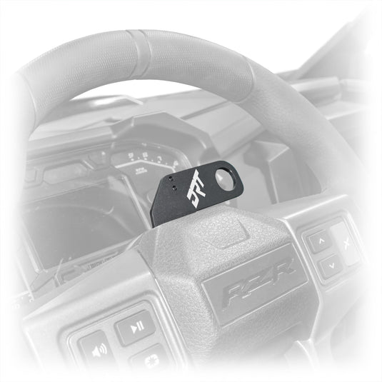 DRT Polaris RZR 2020+ Steering Wheel Single Push-To-Talk Plate