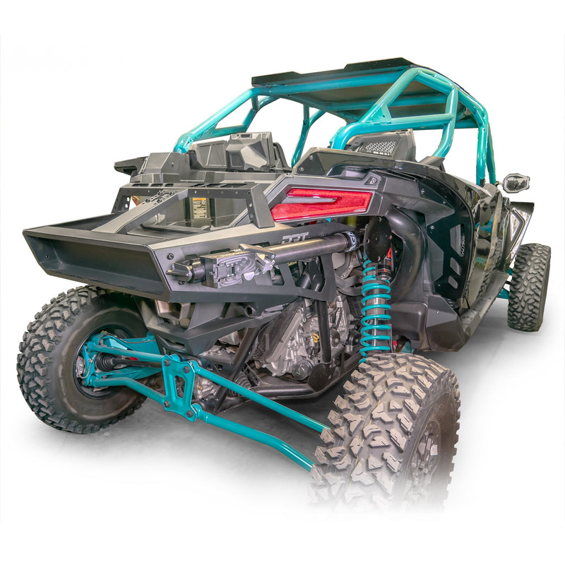 Load image into Gallery viewer, DRT Polaris Pro R Desert Runner Fixed Tire Carrier AGM Electric Jack Holder Kit
