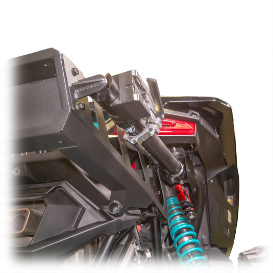DRT Polaris Pro R Desert Runner Fixed Tire Carrier AGM Electric Jack Holder Kit