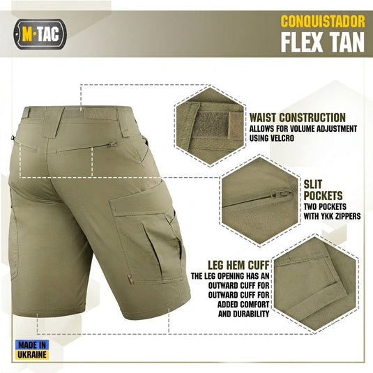 M-Tac Tactical Shorts Conquistador Flex