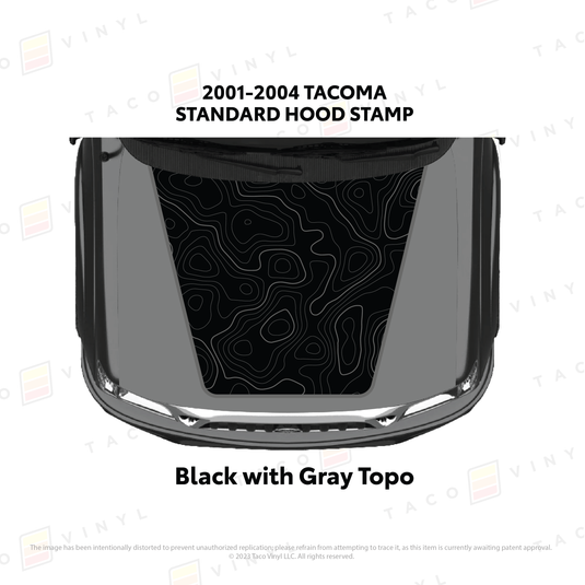 2001-04 Toyota Tacoma Hood Stamp