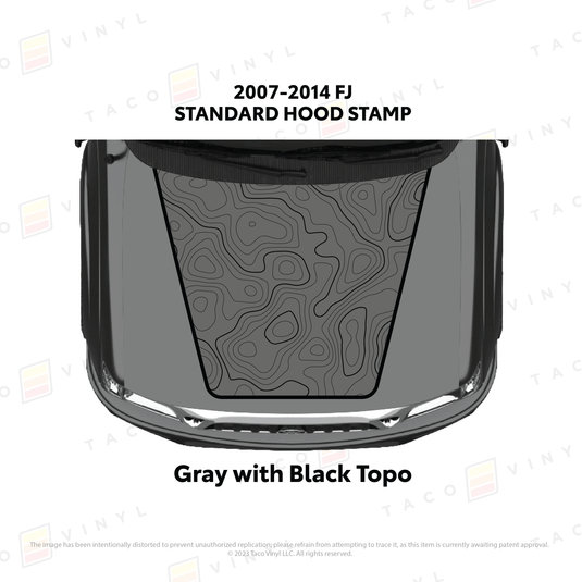 2001-04 Toyota Tacoma Hood Stamp