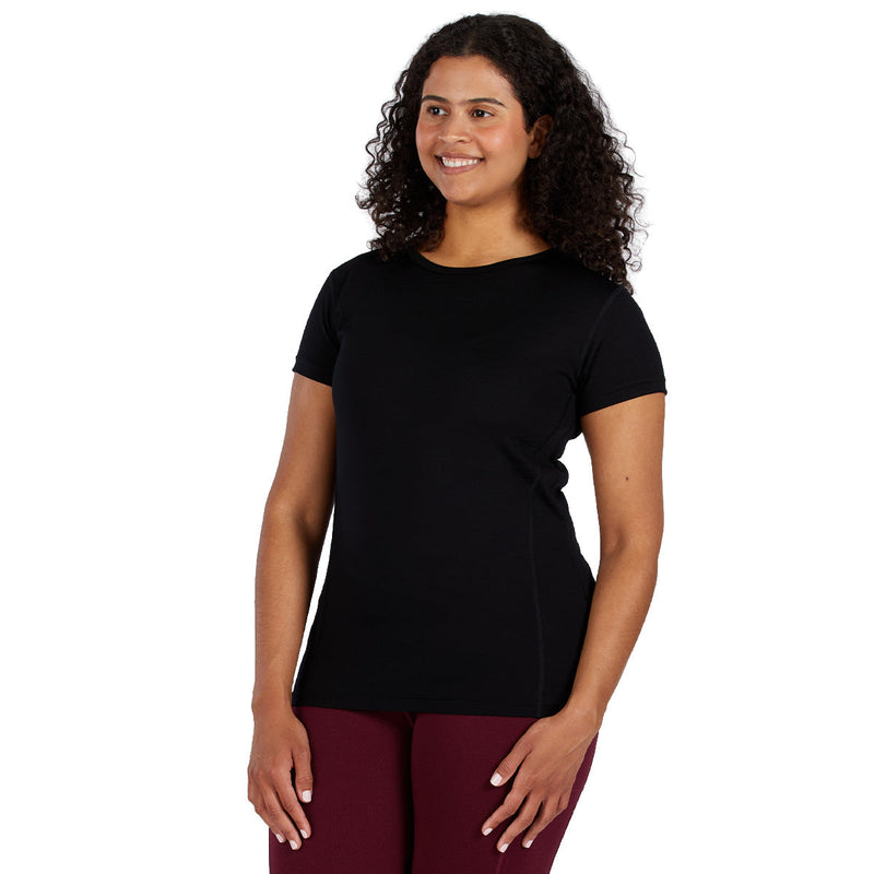 Load image into Gallery viewer, Lightweight Women's T-Shirt Crew Top - 100% Merino Wool
