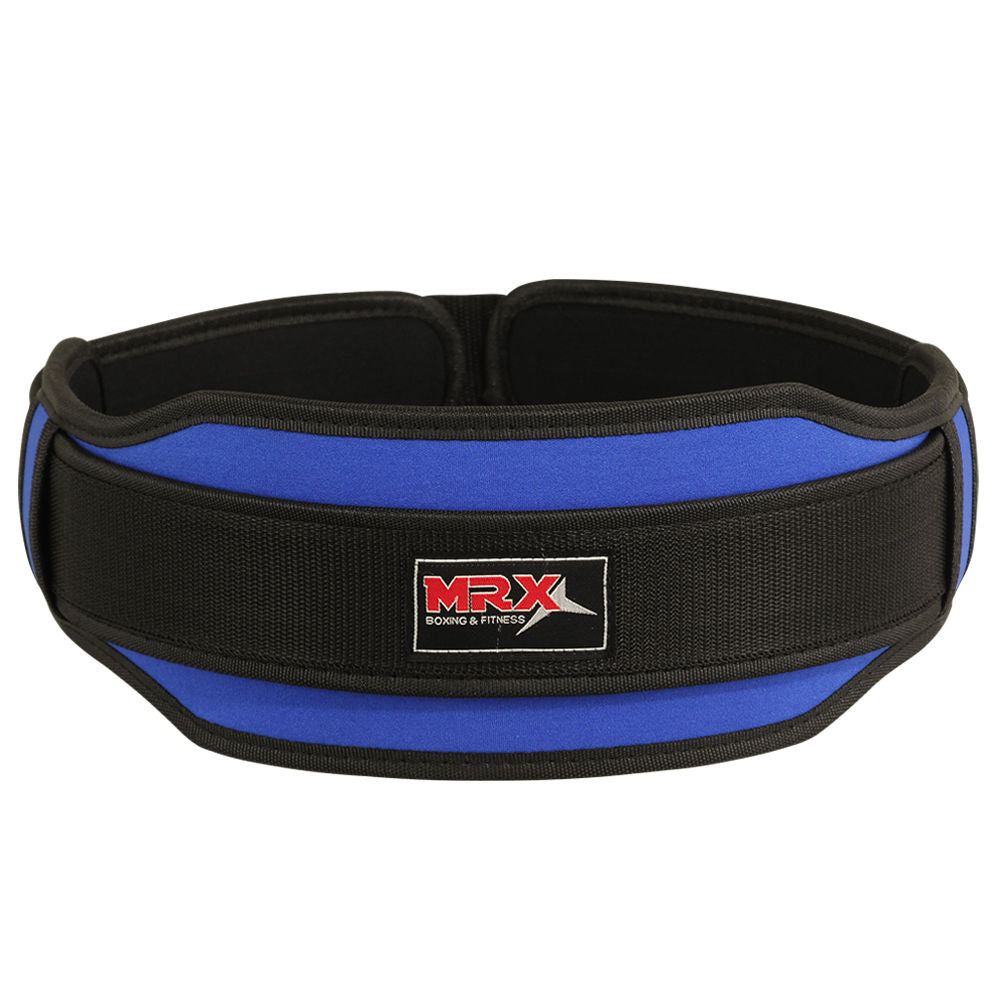 MRX Weight Lifting Belt With Double Back Support Bodybuilding Gym Training Belt 5" Wide All Sizes