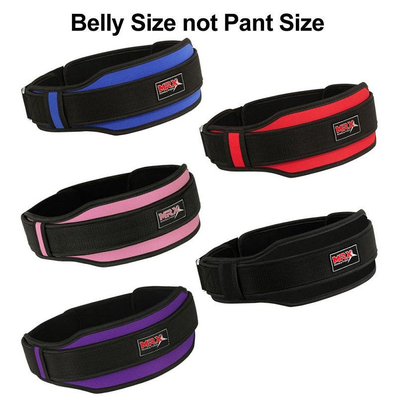 Load image into Gallery viewer, MRX Weight Lifting Belt With Double Back Support Bodybuilding Gym Training Belt 5" Wide All Sizes
