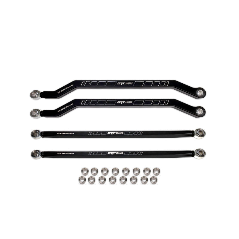 Load image into Gallery viewer, DRT Motorsports Billet Aluminum Race Series 7075 XD High Clearance Radius Rod Set For Polaris Pro R / Pro S / Turbo R
