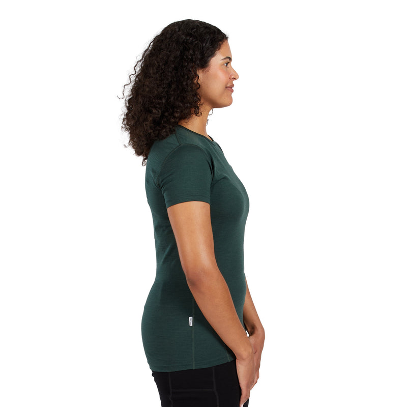 Load image into Gallery viewer, Lightweight Women's T-Shirt Crew Top - 100% Merino Wool
