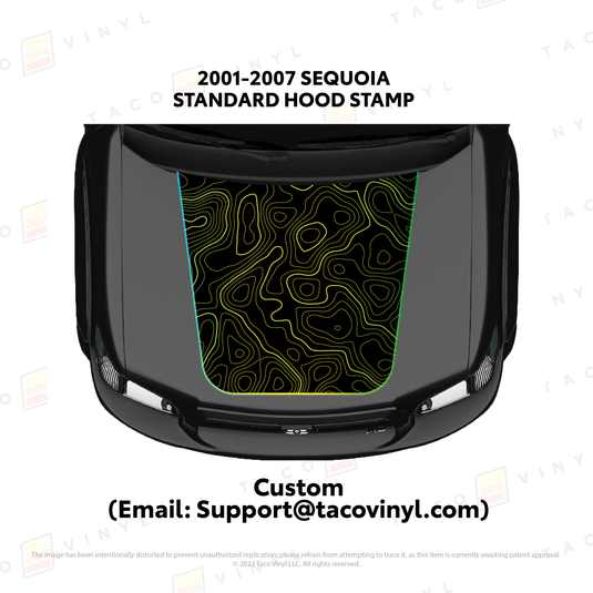 2001 - 07 Sequoia Hood Stamp