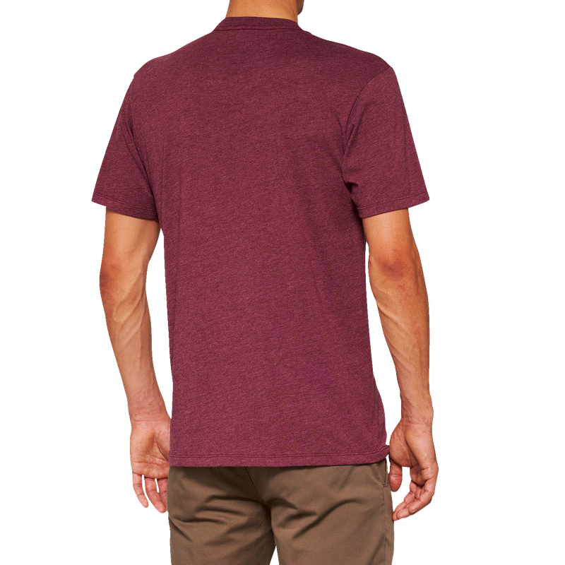 Load image into Gallery viewer, 100% Icon T-Shirt - Maroon - Medium 20000-00031
