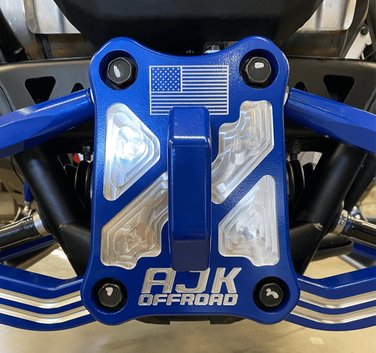 Load image into Gallery viewer, Polaris Pro R / Turbo R Billet Radius Rod Plate / Pull Plate
