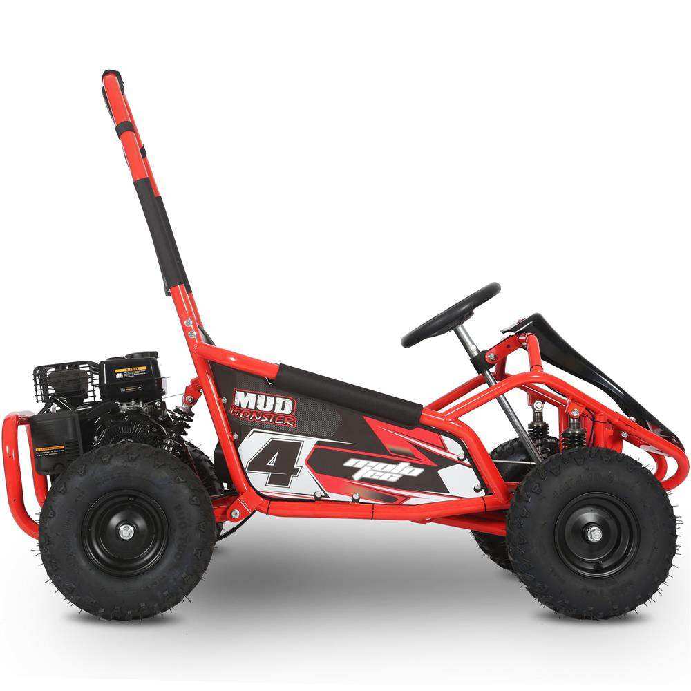Mototec Mud Monster 98cc Go Kart Full Suspension Red - Skoutley Outdoors LLC