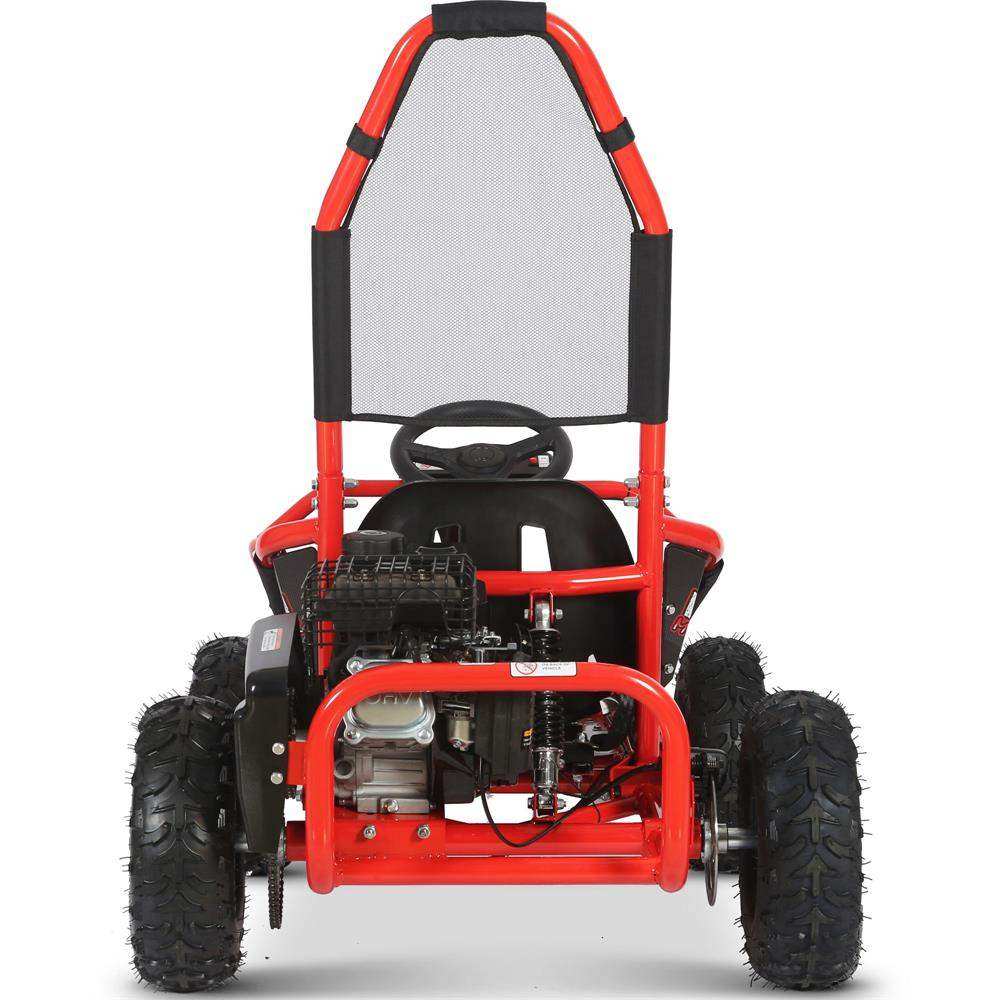 Mototec Mud Monster 98cc Go Kart Full Suspension Red - Skoutley Outdoors LLC