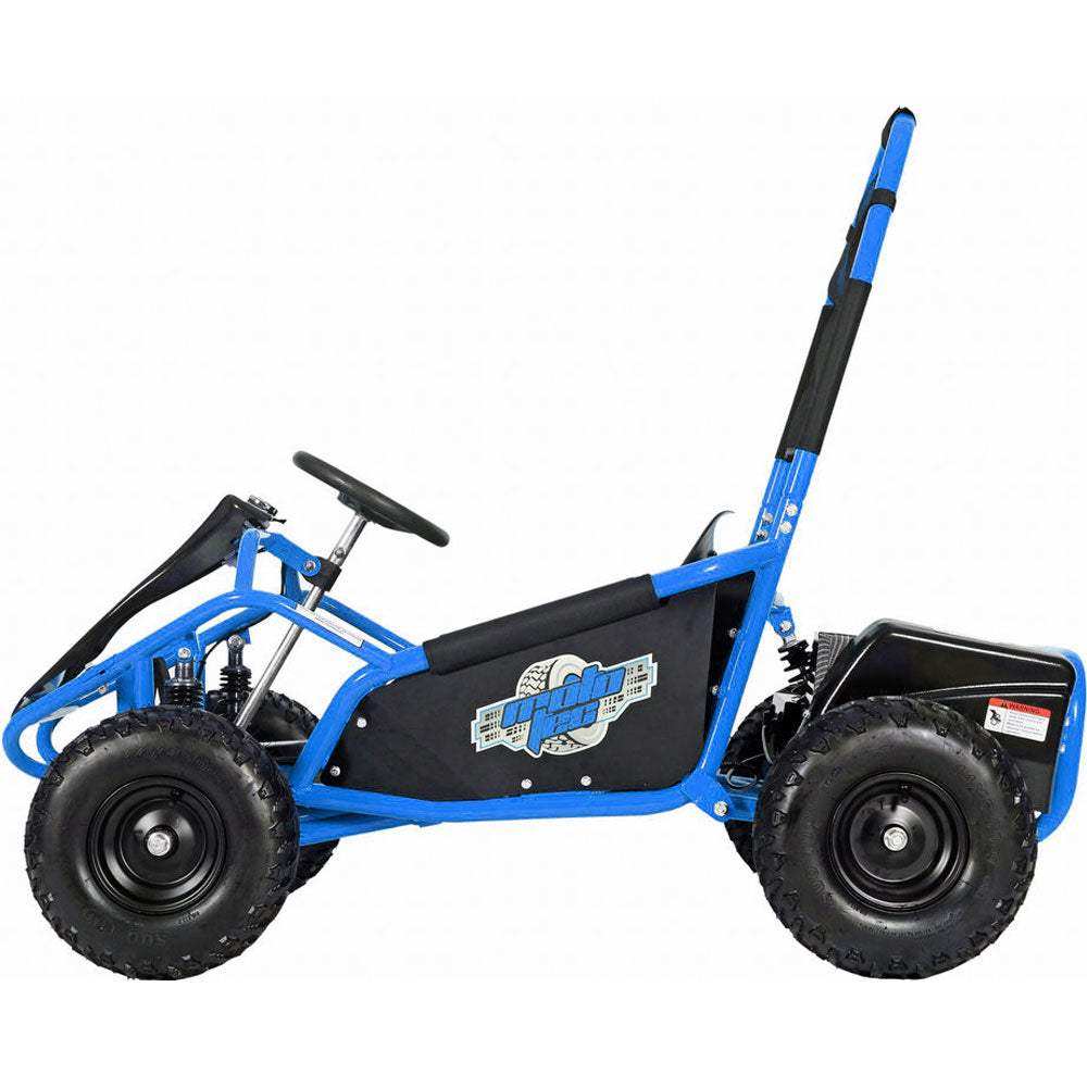 Mototec Mud Monster Kids Electric 48v 1000w Go Kart Full Suspension Blue - Skoutley Outdoors LLC