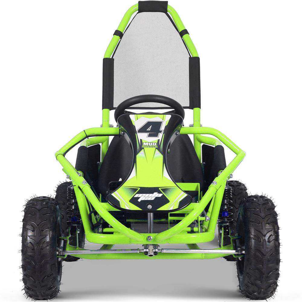 Mototec Mud Monster Kids Electric 48v 1000w Go Kart Full Suspension Green - Skoutley Outdoors LLC