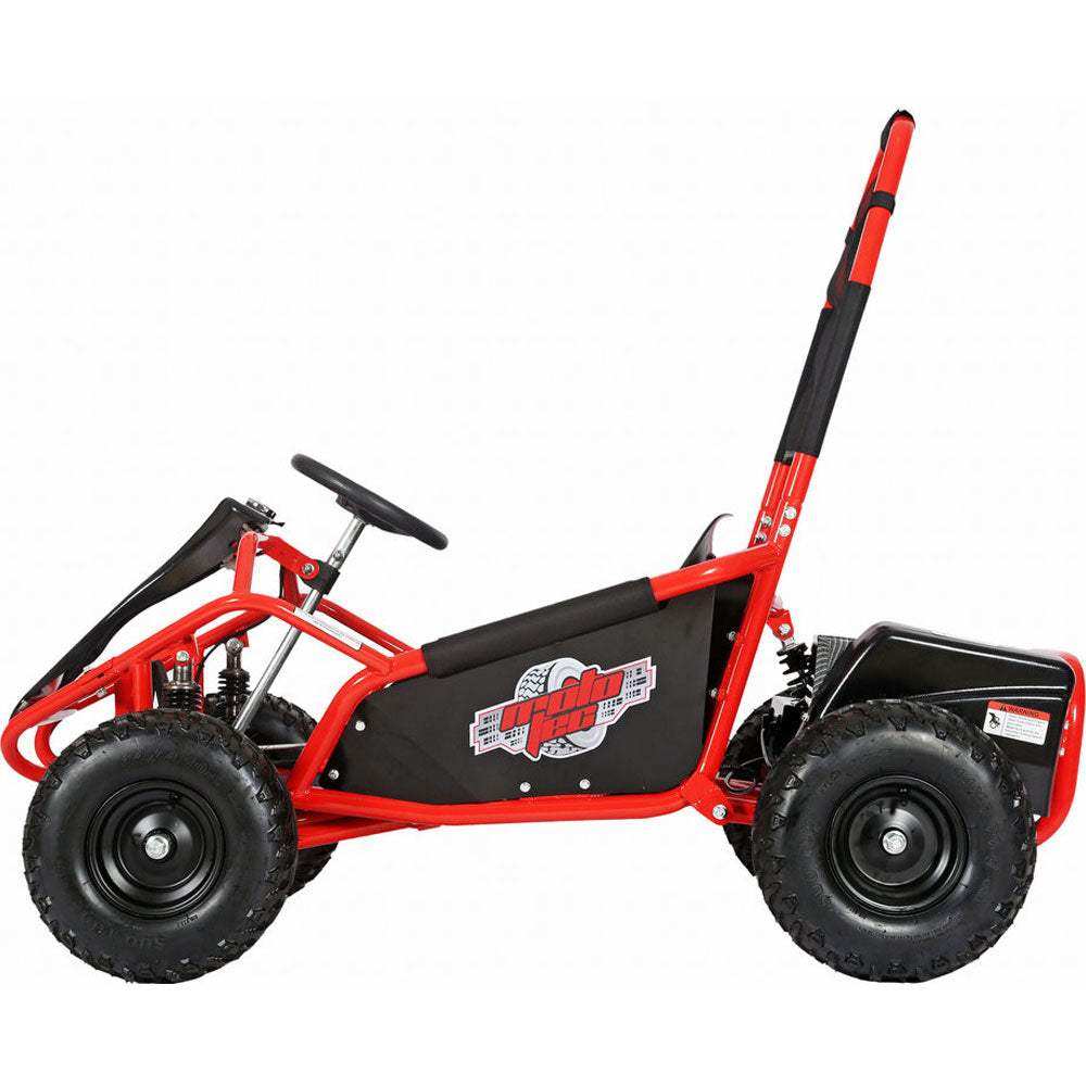 Mototec Mud Monster Kids Electric 48v 1000w Go Kart Full Suspension Red - Skoutley Outdoors LLC