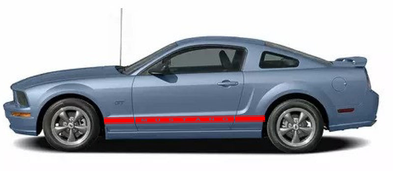 Load image into Gallery viewer, &quot;Mustang&quot; Rocker Stripes for 2005-2009 Ford Mustang
