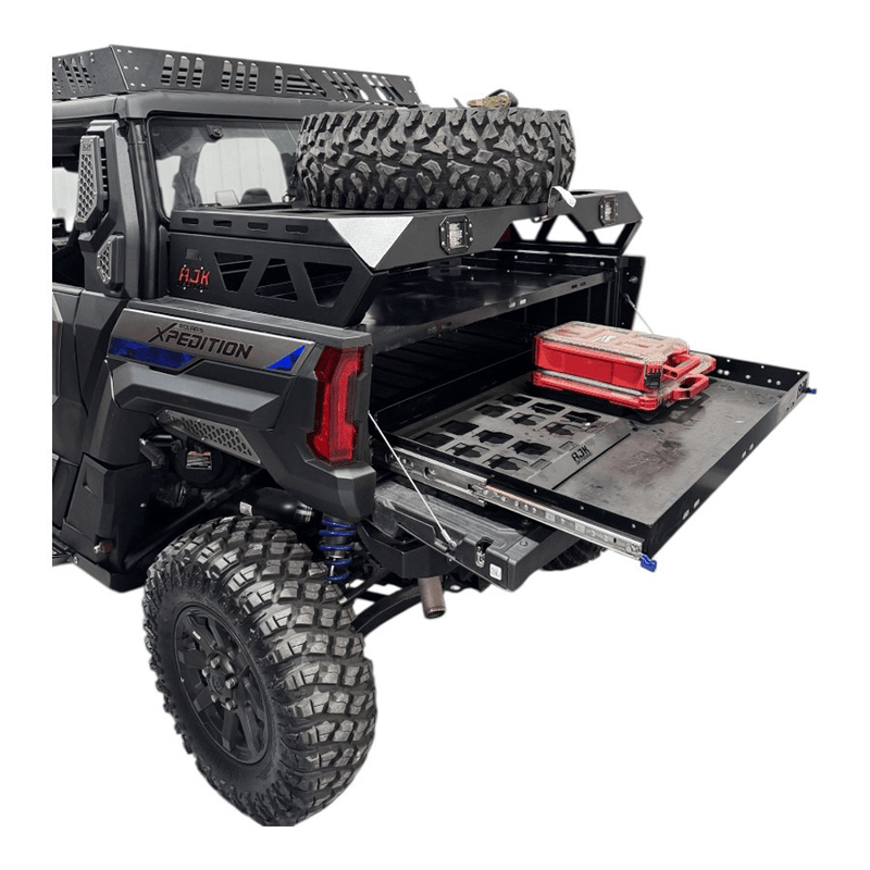Load image into Gallery viewer, Polaris Xpedition Spare Tire Carrier / Bed Rack
