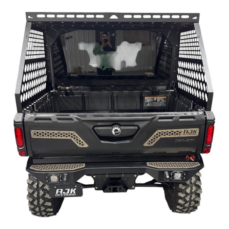 Load image into Gallery viewer, Can-Am Defender HD10-HD11 Tall Bed Rack with Enclosure
