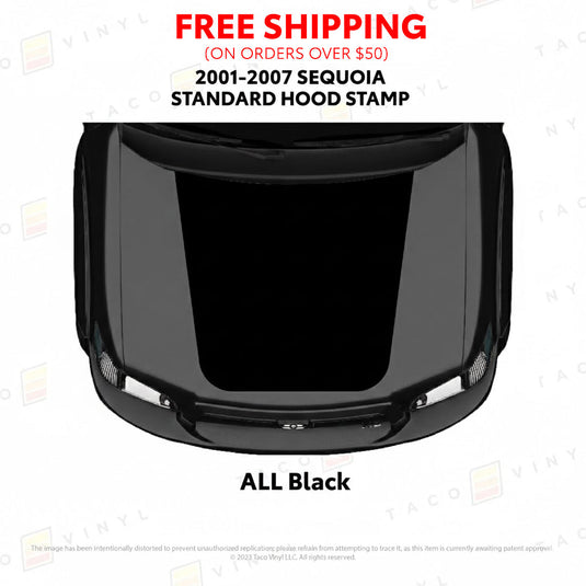 2001 - 07 Sequoia Hood Stamp