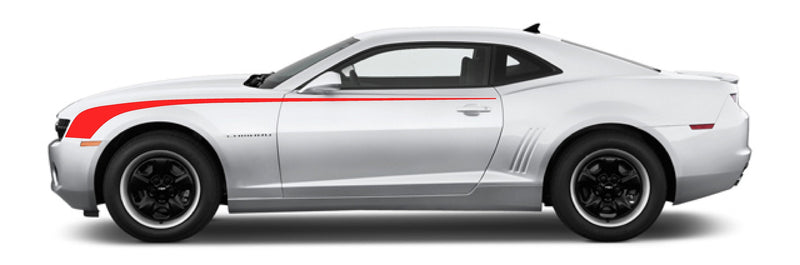 Load image into Gallery viewer, Hockey Stripe Decals for 2009-2015 Chevrolet Camaro (x2)
