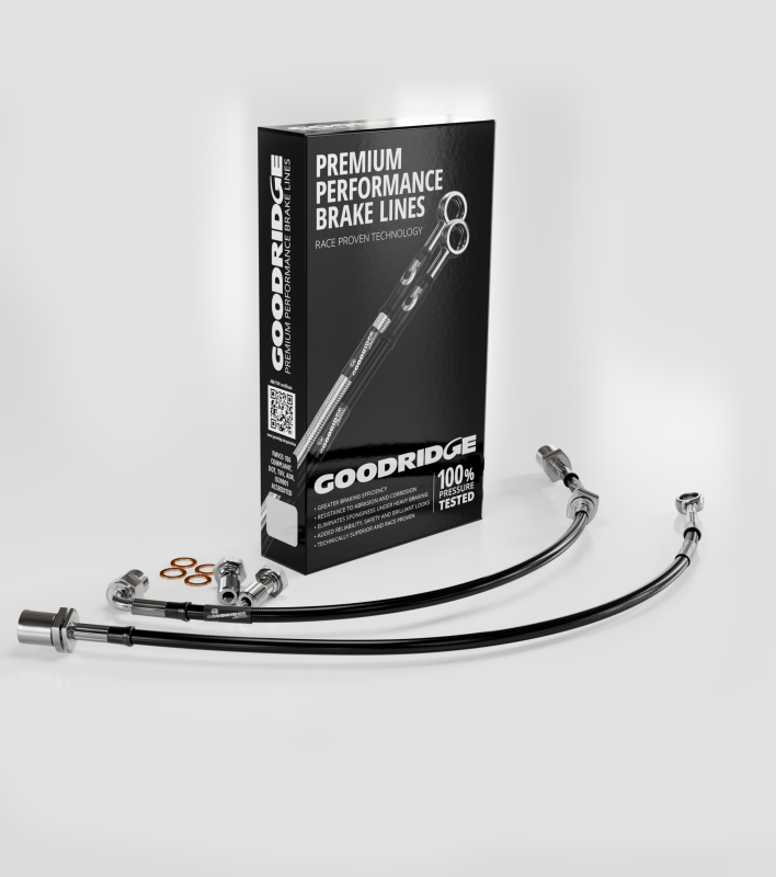 Load image into Gallery viewer, Goodridge 03-04 Subaru Impreza Stainless Steel Front Brake Lines
