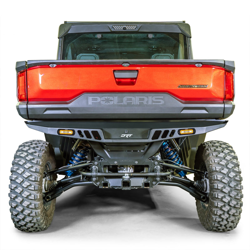Load image into Gallery viewer, DRT Polaris Ranger XD 1500 2024+ Rear Bumper white lights on bumper turned on Front view

