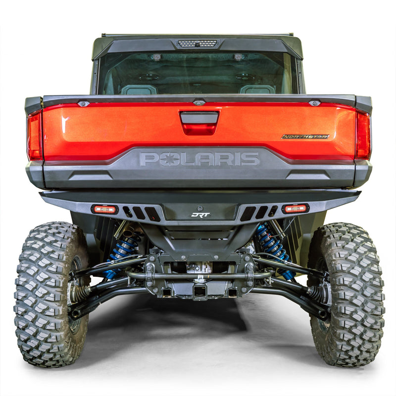 Load image into Gallery viewer, DRT Polaris Ranger XD 1500 2024+ Rear Bumper red lights on bumper turned on Front view 
