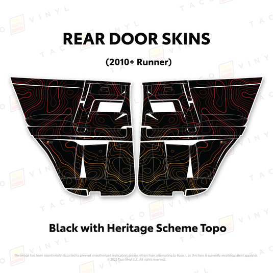 2010-24 4Runner Door Skins