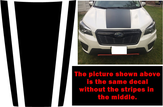 Hood Decal Stripe Cover for 2014-2024 Subaru Forester Sport