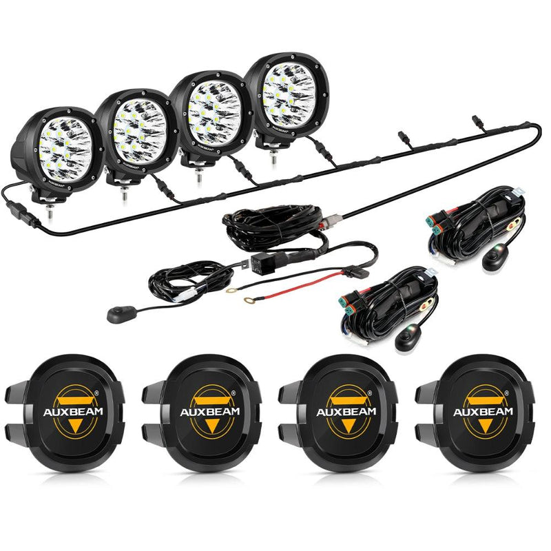 Load image into Gallery viewer, P4 Series | 4 Inch 90W Round LED Driving Lights Spot White Pod Lights
