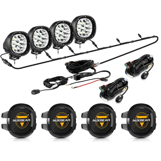 P4 Series | 4 Inch 90W Round LED Driving Lights Spot White Pod Lights