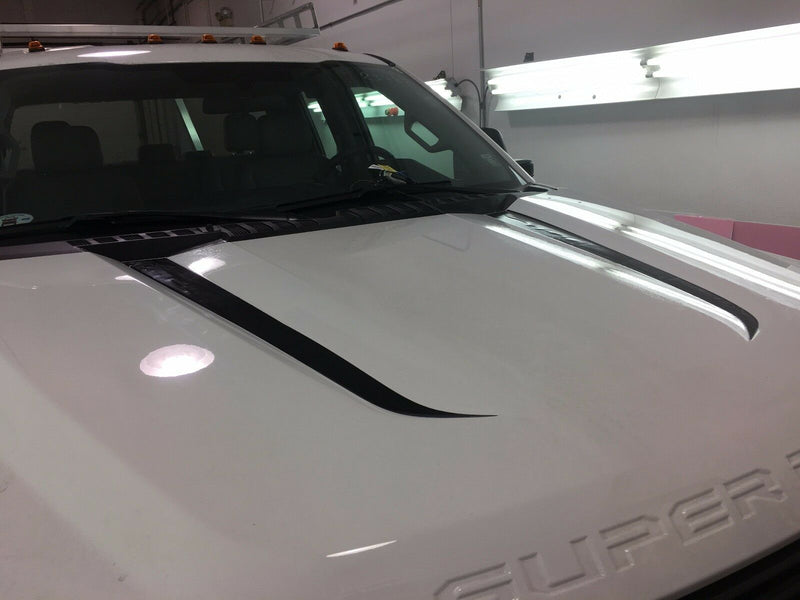 Load image into Gallery viewer, Hood Spears Decal for 2017-2021 Ford F250-550
