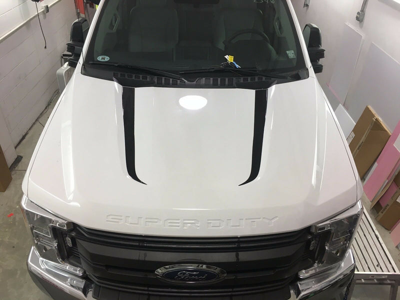 Load image into Gallery viewer, Hood Spears Decal for 2017-2021 Ford F250-550
