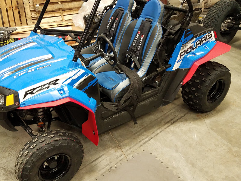 Load image into Gallery viewer, Polaris RZR 170 2014+ Mud Flaps / Fender Extensions, Front &amp; Rear
