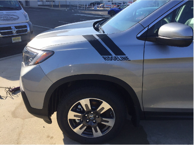 Load image into Gallery viewer, Fender &quot;RIDGELINE&quot; Slash Decals for 2017-2024 Honda Ridgeline (x2)
