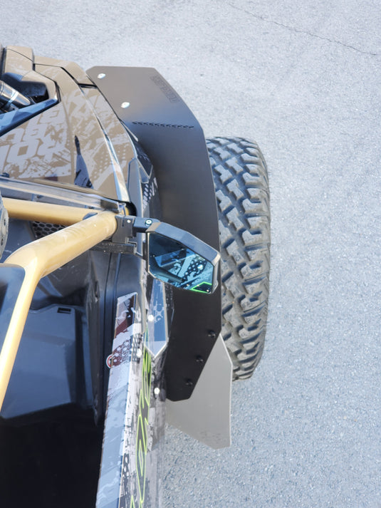 2017 Can-Am Maverick X3 Featuring Rokblokz 72" Fenders with Gray accents - Front 6