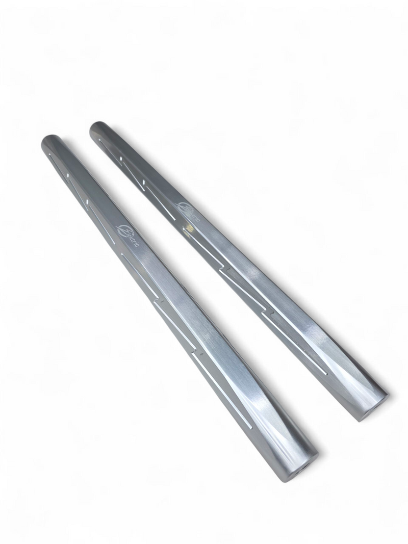 Load image into Gallery viewer, 2017+ Can Am X3 Maverick Billet Tie Rods Anodized Clear (RS 72&quot; Model Only)
