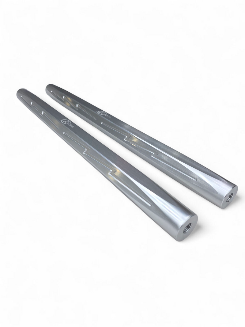 Load image into Gallery viewer, 2017+ Can Am X3 Maverick Billet Tie Rods Anodized Clear (RS 72&quot; Model Only)
