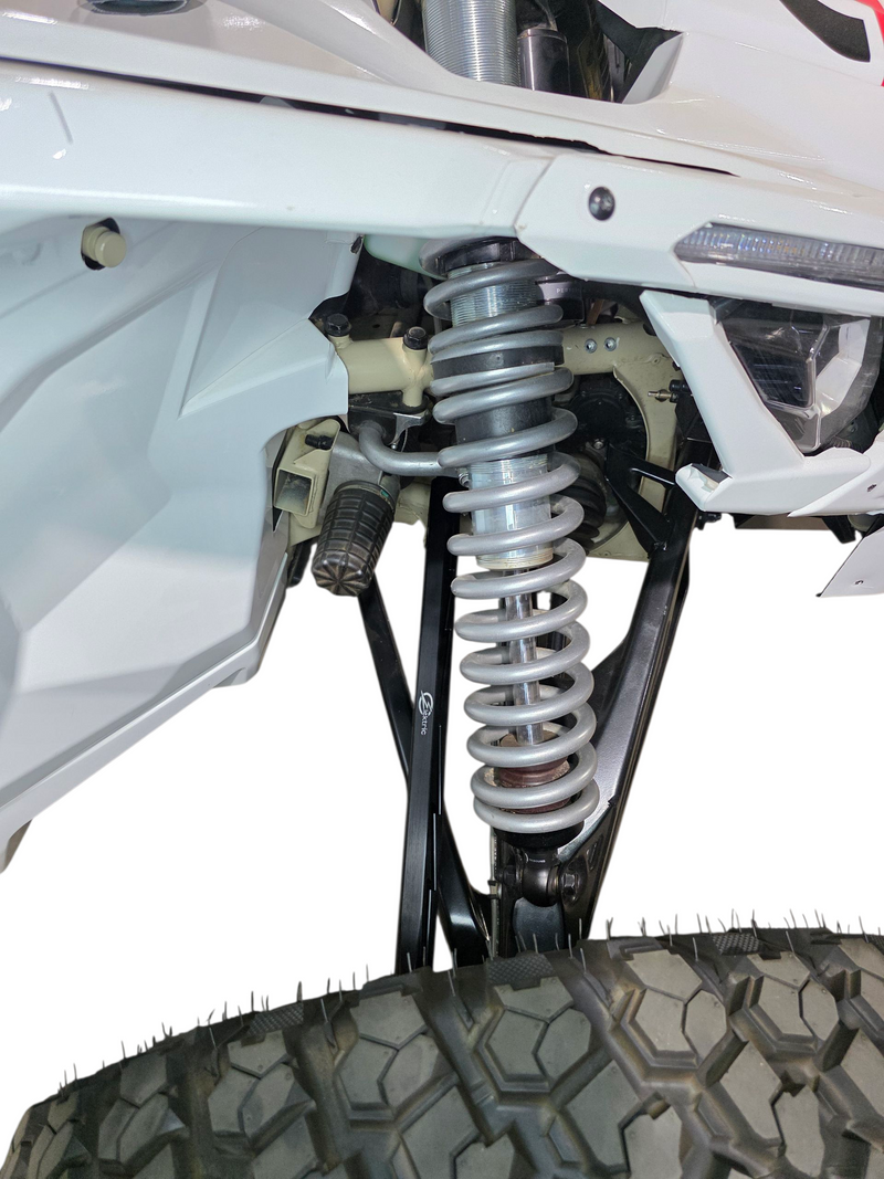 Load image into Gallery viewer, 2017+ Can Am X3 Maverick Billet Tie Rods Anodized Black (RS 72&quot; Model Only)
