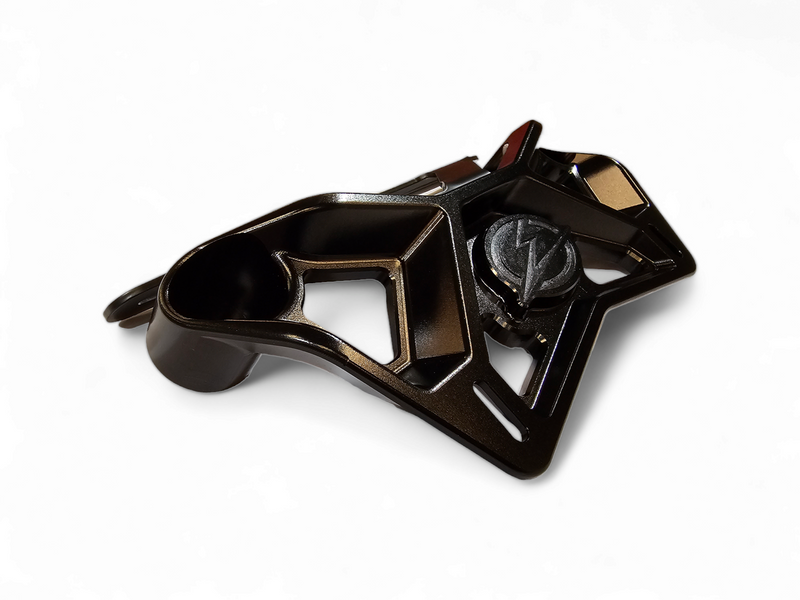 Load image into Gallery viewer, EOD 2017 to Current Can Am X3 Maverick Upper Shock Mount Brace with adjustable light mount bracket with Black finish
