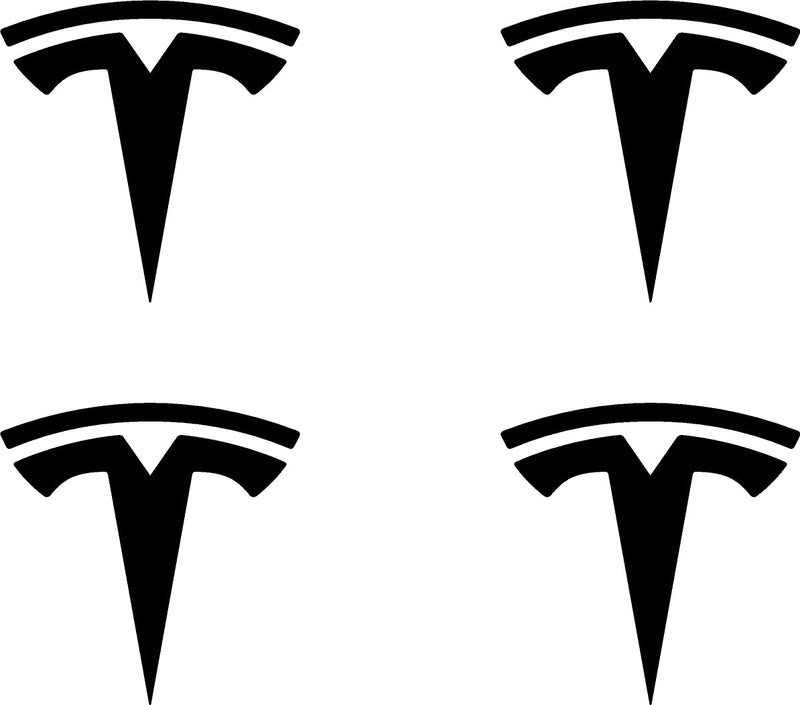 Load image into Gallery viewer, Wheel Cap Logo Decals For The 2018-2026 Tesla Model 3 (x4)
