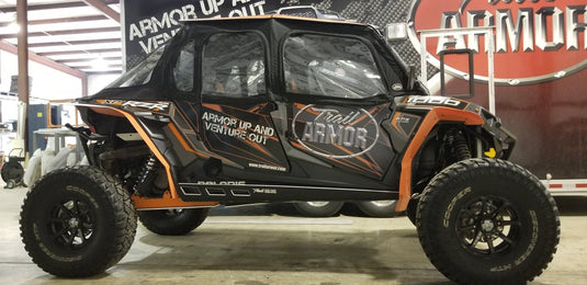 Trail Armor Mud Flap Extensions / Fender Flares for 14-18 Polaris RZR XP 1000 / XP Turbo
