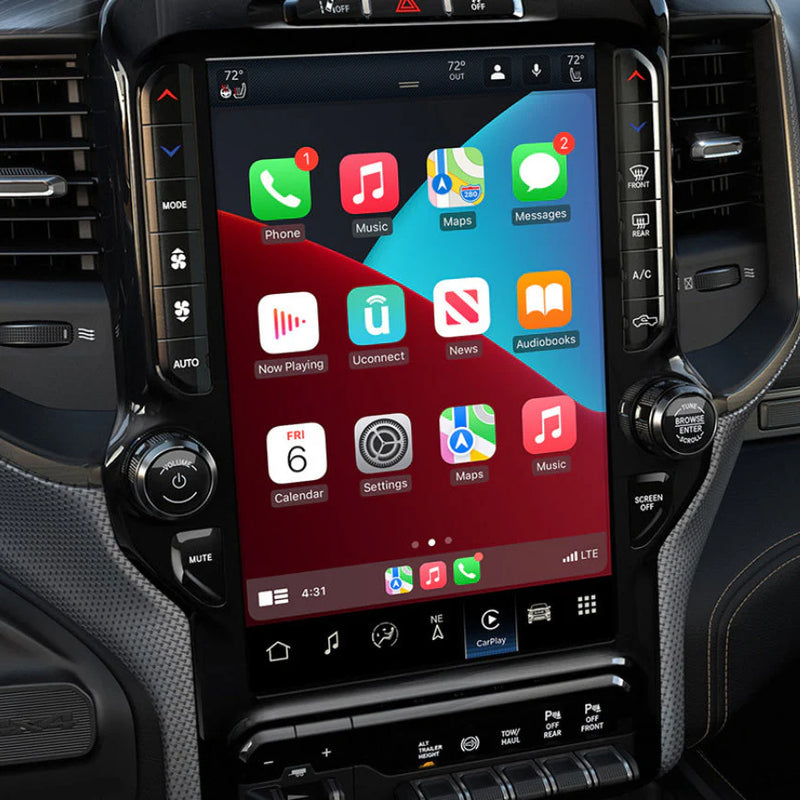 Load image into Gallery viewer, 2022-2024 RAM 2500/3500 UBQ Uconnect 5 Upgrade kit with 12-inch Touchscreen including Wireless Apple CarPlay / Android Auto
