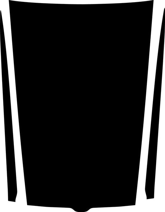 Hood Cover And Spear Decals for 2019-2024 Dodge Ram 1500